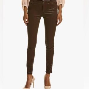 Joe's Women's The Charlie High Rise Skinny Ankle Jean Glazed Brown Pants Sz 30